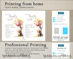 TEMPLETT  
 Babyparty Winnie Pooh Mädchen Babyparty Einladung Digitales Template Herbstset Wir können kaum warten, Windelverlosung Bücher Sofortdownload Druckbare Einladung10