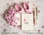 TEMPLETT  
 Babyparty Moderne Baby Shower Einladungsvorlage, Baby Shower Mädchen Einladungen Set, Sofortiger Download Druckbare Einladungen Heimdruck Einfache Boho Karten7