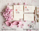 TEMPLETT  
 Babyparty Moderne Baby Shower Einladungsvorlage, Baby Shower Mädchen Einladungen Set, Sofortiger Download Druckbare Einladungen Heimdruck Einfache Boho Karten7