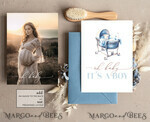 TEMPLETT  
 Babyparty Wiege Baby Junge Dusche Einladung Vorlagen Set Oh Baby, es ist ein Junge Wiege Windel Verlosungsbücher Bogen Sofortiger Download Staubiges Blau bearbeitbare Einladung10