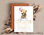 TEMPLETT  
 Babyparty Winnie Pooh Babyparty Einladung Digitalvorlagen-Set Hunny Fall, Geschlechtsneutrales Windelverlosungsbuch Sofort-Download Druckbare Einladung10