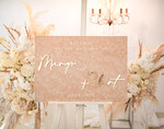 TABLE PLANS AND WEDDING WELCOME SIGNS plexi gold / velvet Luxury Velvet beige Wedding Welcome Sign, Golden Wedding Decor, Personalised Wedding Sign, Wedding Gift, Welcome Wedding Board BpPXSet10