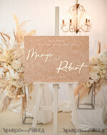 TABLE PLANS AND WEDDING WELCOME SIGNS plexi gold / velvet Luxury Velvet beige Wedding Welcome Sign, Golden Wedding Decor, Personalised Wedding Sign, Wedding Gift, Welcome Wedding Board BpPXSet10