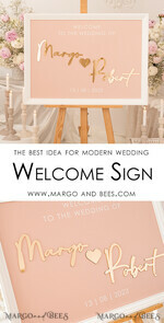 TABLE PLANS AND WEDDING WELCOME SIGNS plexi gold / velvet Blush and Gold Modern Acrylic wedding welcome sign, 3d Elegant wedding welcome signs - Wedding Reception Decor, Wedding Table Plan in White Frame, Wedding Decoration with golden letters - Reception Signage - Custom Ceremony Sign BpPXSet10
