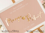 TABLE PLANS AND WEDDING WELCOME SIGNS plexi gold / velvet Blush and Gold Modern Acrylic wedding welcome sign, 3d Elegant wedding welcome signs - Wedding Reception Decor, Wedding Table Plan in White Frame, Wedding Decoration with golden letters - Reception Signage - Custom Ceremony Sign BpPXSet10