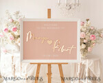 TABLE PLANS AND WEDDING WELCOME SIGNS plexi gold / velvet Blush and Gold Modern Acrylic wedding welcome sign, 3d Elegant wedding welcome signs - Wedding Reception Decor, Wedding Table Plan in White Frame, Wedding Decoration with golden letters - Reception Signage - Custom Ceremony Sign BpPXSet10
