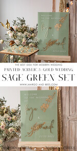 TABLE PLANS AND WEDDING WELCOME SIGNS plexi gold / velvet Acrylic Sage Green & Gold Wedding Welcome Sign, Painted Acrylic & gold Wedding Welcome Sign, Greenery Gold Plexi Wedding Welcome Sign,  Luxury Wedding Wedding Welcome Sign, Tuscany Wedding Signage Golden mirror Wedding Welcome Sign17