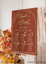 TISCHPLÄNE UND WILLKOMMENSCHILDER FÜR HOCHZEITEN Plexi Gold / Samt Herbsthochzeit Willkommensschild, luxuriöses Samtrosthochzeit Willkommensschild, goldene Hochzeitsdekoration, personalisiertes Rosthochzeitsschild, Hochzeitsempfangset, Herbst Willkommenshochzeitsboard30