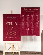TABLE PLANS AND WEDDING WELCOME SIGNS plexi gold / velvet Burgundy Wedding Welcome Sign, Luxury Velvet Maroon Wedding Welcome Sign, Golden Wedding Decor, Personalised Boho Wedding Sign, Wedding Reception Set, Indian Welcome Wedding Board21
