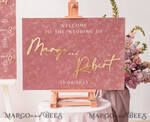 TABLE PLANS AND WEDDING WELCOME SIGNS plexi gold / velvet Luxury Velvet blush pink Wedding Welcome Sign, Golden Wedding Decor, Personalised Wedding Sign, Wedding Gift, Welcome Wedding Board BpPXSet15