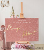 TABLE PLANS AND WEDDING WELCOME SIGNS plexi gold / velvet Luxury Velvet blush pink Wedding Welcome Sign, Golden Wedding Decor, Personalised Wedding Sign, Wedding Gift, Welcome Wedding Board BpPXSet15
