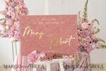 TABLE PLANS AND WEDDING WELCOME SIGNS plexi gold / velvet Luxury Velvet blush pink Wedding Welcome Sign, Golden Wedding Decor, Personalised Wedding Sign, Wedding Gift, Welcome Wedding Board BpPXSet15