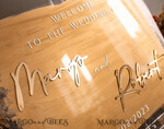 TABLE PLANS AND WEDDING WELCOME SIGNS plexi gold / velvet Luxury Clear and Gold Wedding Welcome Sign, Golden Wedding Decor, Personalised Wedding Sign, Wedding Board, Welcome Wedding Board 25