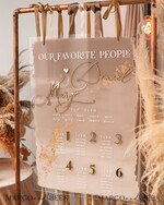 TABLE PLANS AND WEDDING WELCOME SIGNS plexi gold / velvet Elegant Clear wedding Set acrylic Find your seat , Personalized Wedding Ombre Beige Table Plan, acrylic clear Tan transparent and Gold Modern clear transparent Seating Chart, 3d Elegant Find Your Seat - Seating Plan , Golden Luxury Wedding Table Plan, Wedding Decoration with golden letters - Golden Reception Signage - Custom Tan Ceremony Sign31