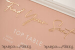 TABLE PLANS AND WEDDING WELCOME SIGNS plexi gold / velvet Blush and Gold Modern Acrylic Seating Chart, 3d Elegant Find Your Seat - Seating Plan , Wedding Table Plan in White Frame, Wedding Decoration with golden letters - Reception Signage - Custom Ceremony Sign BpPXSet15