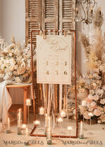 TABLE PLANS AND WEDDING WELCOME SIGNS plexi gold / velvet ivory velvet & Gold Modern velvet Seating Chart, Arch Elegant Find Your Seating Plan, Elegant Wedding Table Plan, Wedding Decoration with golden letters, Reception Signage, Custom Ceremony Sign23