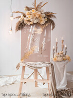 TABLE PLANS AND WEDDING WELCOME SIGNS plexi gold / velvet Acrylic Beige Wedding Welcome Sign Clear Acrylic and gold Wedding Welcome Sign, Nude Gold Plexi Wedding Welcome Sign, Tan Luxury Wedding Wedding Welcome Sign , Earthy Wedding Signage Golden mirror Wedding Welcome Sign17