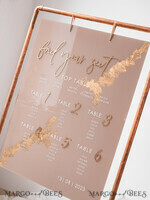 TABLE PLANS AND WEDDING WELCOME SIGNS plexi gold / velvet Elegant Clear wedding Set acrylic Find your seat , Personalized Wedding Beige Table Plan, acrylic clear Tan transparent and Gold Modern clear transparent Seating Chart, 3d Elegant Find Your Seat - Seating Plan , Golden Luxury Wedding Table Plan, Wedding Decoration with golden letters - Golden Reception Signage - Custom Tan Ceremony Sign16