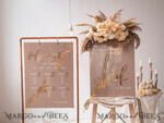 TABLE PLANS AND WEDDING WELCOME SIGNS plexi gold / velvet Elegant Clear wedding Set acrylic Find your seat , Personalized Wedding Beige Table Plan, acrylic clear Tan transparent and Gold Modern clear transparent Seating Chart, 3d Elegant Find Your Seat - Seating Plan , Golden Luxury Wedding Table Plan, Wedding Decoration with golden letters - Golden Reception Signage - Custom Tan Ceremony Sign16