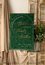 TABLE PLANS AND WEDDING WELCOME SIGNS plexi gold / velvet Luxury Velvet Green Wedding Welcome Sign, Golden Wedding Decor, Personalised Wedding Sign, Wedding Gift, Welcome Wedding Board, GV9