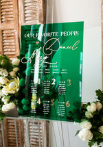 TABLE PLANS AND WEDDING WELCOME SIGNS plexi gold / velvet Emerald Green Plexi and Gold Modern velvet Seating Chart, 3d Elegant Find Your Seat - Seating Plan , Luxury Wedding Table Plan, Greenery Wedding Decoration19