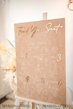 TABLE PLANS AND WEDDING WELCOME SIGNS plexi gold / velvet beige velvet and Gold Modern velvet Seating Chart, 3d Elegant Find Your Seat - Seating Plan , Luxury Wedding Table Plan, Wedding Decoration with golden letters - Golden Reception Signage - Custom Ceremony Sign11