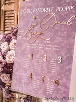 TABLE PLANS AND WEDDING WELCOME SIGNS plexi gold / velvet mauve velvet & Gold Modern velvet Seating Chart, Purple 3d Elegant Find Your Seat, Dusty Rose  Seating Plan, Lillac Luxury Wedding Table Plan, Wedding Decoration with golden letters17