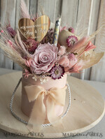 FRISCH VERHEIRATETES PAAR GESCHENKE Geldgeschenk zur Hochzeit Geschenkschachtel für Geld Geldgeschenk zur Hochzeit mit Strauß aus Trockenblumen personalisiert9
