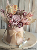FRISCH VERHEIRATETES PAAR GESCHENKE Geldgeschenk zur Hochzeit Geschenkschachtel für Geld Geldgeschenk zur Hochzeit mit Strauß aus Trockenblumen personalisiert9