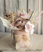FRISCH VERHEIRATETES PAAR GESCHENKE Geldgeschenk zur Hochzeit Geschenkschachtel für Geld Geldgeschenk zur Hochzeit mit Strauß aus Trockenblumen personalisiert10