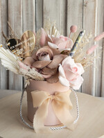 FRISCH VERHEIRATETES PAAR GESCHENKE Geldgeschenk zur Hochzeit Geschenkschachtel für Geld Geldgeschenk zur Hochzeit mit Strauß aus Trockenblumen personalisiert10