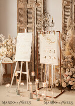 TABLE DECOR SIGNS Velvet table Numbers and Decor Acrylic Arch Table Number & dinner menu Combo, Velvet Ivory Acrylic gold Sign, Gold Ivory Plexi Velvet Table Numbers & Menu Combo Luxury Wedding Table Decor, Wedding Signage Golden mirror table numbers & Menu22