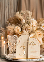 TABLE DECOR SIGNS Velvet table Numbers and Decor Acrylic Arch Table Number & dinner menu Combo, Velvet Ivory Acrylic gold Sign, Gold Ivory Plexi Velvet Table Numbers & Menu Combo Luxury Wedding Table Decor, Wedding Signage Golden mirror table numbers & Menu22
