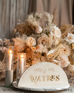TABLE DECOR SIGNS Velvet table Numbers and Decor Golden Acrylic Top Table Mr Mrs signs with stand, Ivory Velvet & gold Table Sign, Golden Plexi Top Table Mr Mrs signs, Luxury Wedding Table Decor Centerpieces19