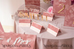 TABLE DECOR SIGNS Velvet table Numbers and Decor Arch Table Number, Luxury Blush Pink Velvet Arched Table numbers with acrylic stand, blush pink and Gold Wedding Table Decor, 3D Golden Letters, Wedding signage12