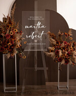 TABLE PLANS AND WEDDING WELCOME SIGNS clear acrylic Modern Clear Acrylic Wedding Welcome Sign, Transparent Wedding Decor, Personalised Wedding Sign, Wedding Board, Welcome Wedding Board 4