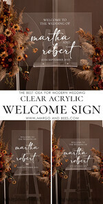 TABLE PLANS AND WEDDING WELCOME SIGNS clear acrylic Modern Clear Acrylic Wedding Welcome Sign, Transparent Wedding Decor, Personalised Wedding Sign, Wedding Board, Welcome Wedding Board 4