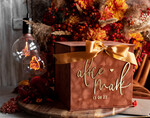 KARTONBOXEN  
 Samtkartenboxen Terracotta Fall Card Box und Arch Acrylkarten & Geschenkschilder, Samt Rost Hochzeit Kartenbox mit Deckel, verbrannte Orange Hochzeitsgeldbox, Kupfer Hochzeitskartenbox Karten und Geschenke Arch Acrylschild Set18