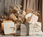  CARD BOXES velvet card boxes Velvet Set Card Box Guestbook & Sign, Wedding Card Box with Lid Instant Instax Guestbook, Beige Wedding Money Box Sing Guestbook Set, Nude Card Box with slot and cards and gift Arch acrylic sign set36