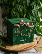  CARD BOXES velvet card boxes Garden Wedding Card Box Gift Card Box & arch Sign Set , Velvet green wedding wishing well money gift card box, Personalized Wedding Card Box, Greenery Luxury Card Box, Wedding Card Box with Lid, Emerald Wedding Money Box, Garden Wedding Card Box18