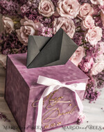  CARD BOXES velvet card boxes Mauve Velvet Gift Card Box & Cards Gifts Sign Set, Velvet Classic wedding wishing well money gift card box, Personalized Gold Box, MvS22