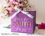  CARD BOXES velvet card boxes Wedding Wishing Well Card Box, Gift Card Box, Velvet purple wedding wishing well  money gift card box, Personalized Wedding Card Box, Luxury Card Box, Wedding Card Box with Lid, Wedding Money Box, Wedding Card Box, BVpx37