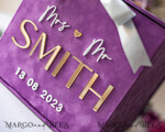  CARD BOXES velvet card boxes Wedding Wishing Well Card Box, Gift Card Box, Velvet purple wedding wishing well  money gift card box, Personalized Wedding Card Box, Luxury Card Box, Wedding Card Box with Lid, Wedding Money Box, Wedding Card Box, BVpx37
