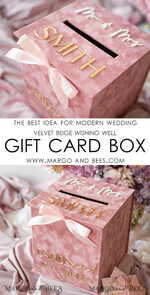  CARD BOXES velvet card boxes Wedding Wishing Well Card Box, Gift Card Box, Velvet blush pink wedding wishing well  money gift card box, Personalized Wedding Card Box, Luxury Card Box, Wedding Card Box with Lid, Wedding Money Box, Wedding Card Box13