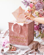  CARD BOXES velvet card boxes Wedding Wishing Well Card Box, Gift Card Box, Velvet blush pink wedding wishing well  money gift card box, Personalized Wedding Card Box, Luxury Card Box, Wedding Card Box with Lid, Wedding Money Box, Wedding Card Box13