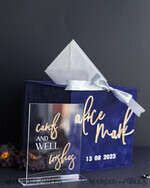  CARD BOXES velvet card boxes Gift Card Box & Cards well wishes Sign Set , Velvet Navy wedding wishing well money gift card box, Personalized Wedding Card Box, Luxury Card Box, Wedding Card Box with Lid, Wedding Money Box, Wedding Card Box8