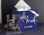  CARD BOXES velvet card boxes Gift Card Box & Cards well wishes Sign Set , Velvet Navy wedding wishing well money gift card box, Personalized Wedding Card Box, Luxury Card Box, Wedding Card Box with Lid, Wedding Money Box, Wedding Card Box8