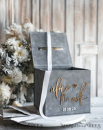  CARD BOXES velvet card boxes Gift Card Box, Velvet Grey wedding wishing well money gift card box, Personalized Wedding Card Box, Luxury Greenery Card Box, Wedding Grey and Gold Card Box with Lid, Wedding Money Box, Grey Green Wedding Card Box12