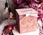  CARD BOXES velvet card boxes Gift Card Box & Cards well wishes Sign Set , Velvet Blush wedding wishing well money gift card box, Personalized Wedding Card Box, Luxury Card Box, Wedding Card Box with Lid, Wedding Money Box, Wedding Card Box25