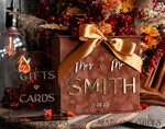  CARD BOXES velvet card boxes Terracotta Fall Card Box and Arch Acrylic Cards & Gifts Clear Sign, Velvet Rust Wedding Card Box with Lid, Burnt Orange Wedding Money Box,  Copper Wedding Card Box cards and gift Arch acrylic sign set38